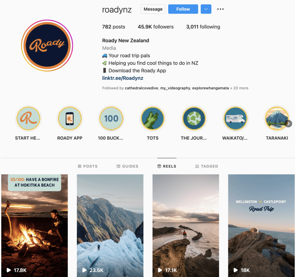 instagram marketing roady nz